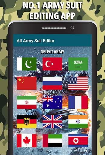 All Army Suit Editor 2 تصوير الشاشة