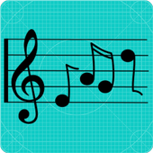 Music theory Reading music icon