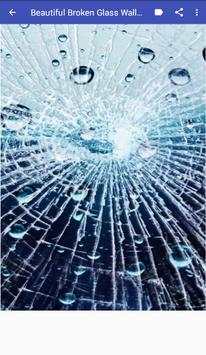 Cracked Broken Glass Wallpaper screenshot 1