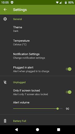 Charger Alert (Baterai Alarm) screenshot 6