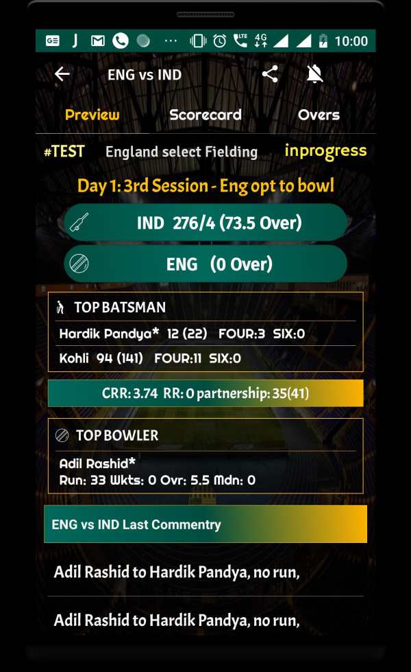 Live Cricket Score 2019 - schedule & Cricket NEWS screenshot 8
