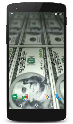 3D Money Video Live Wallpaper screenshot 2