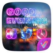 Good Evening V Launcher Theme v1.0.50