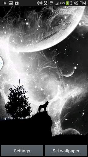 Howling Space Live Wallpaper screenshot 3