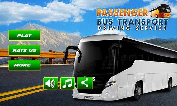 Passenger Bus Transport Driving Service screenshot 1
