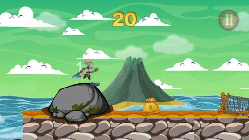 Crazy Grandpa Running Game screenshot 4