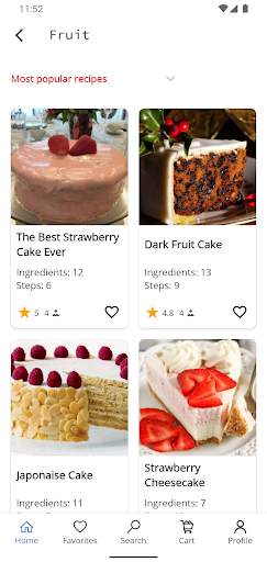 Cake Recipes screenshot 2