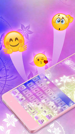 Floral Abstract-Keyboard स्क्रीनशॉट 2