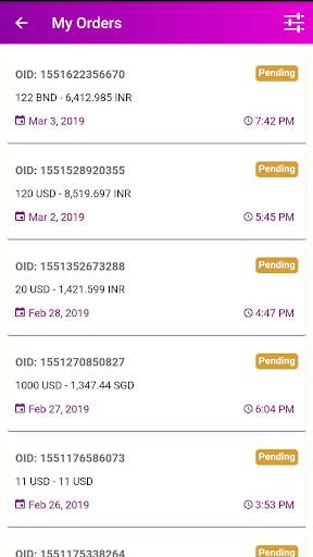 MeX-exchanger screenshot 1