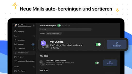 Clean Email – 1A-Posteingang screenshot 13