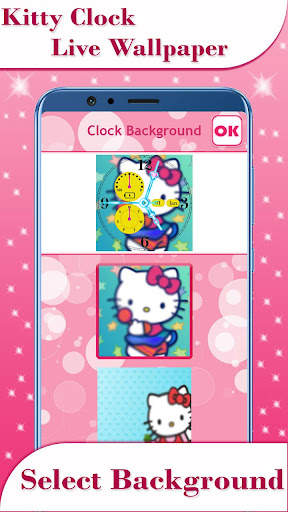 Kitty Clock Live Wallpaper screenshot 5