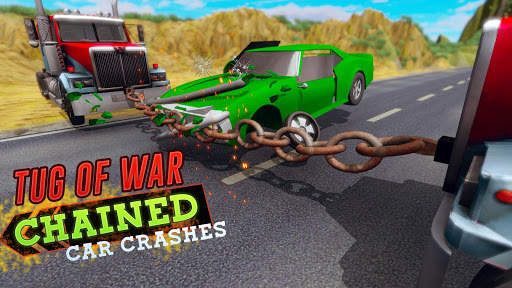 Chained Car Crash Beam Drive: Accident Simulator screenshot 14