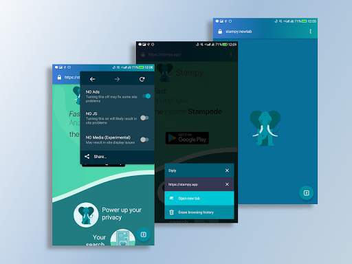 Stampy Browser: AdBlocker, Incognito and Secure screenshot 5