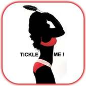 Tickle the sexy girl logo