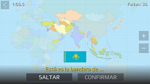 World Map Quiz screenshot 2