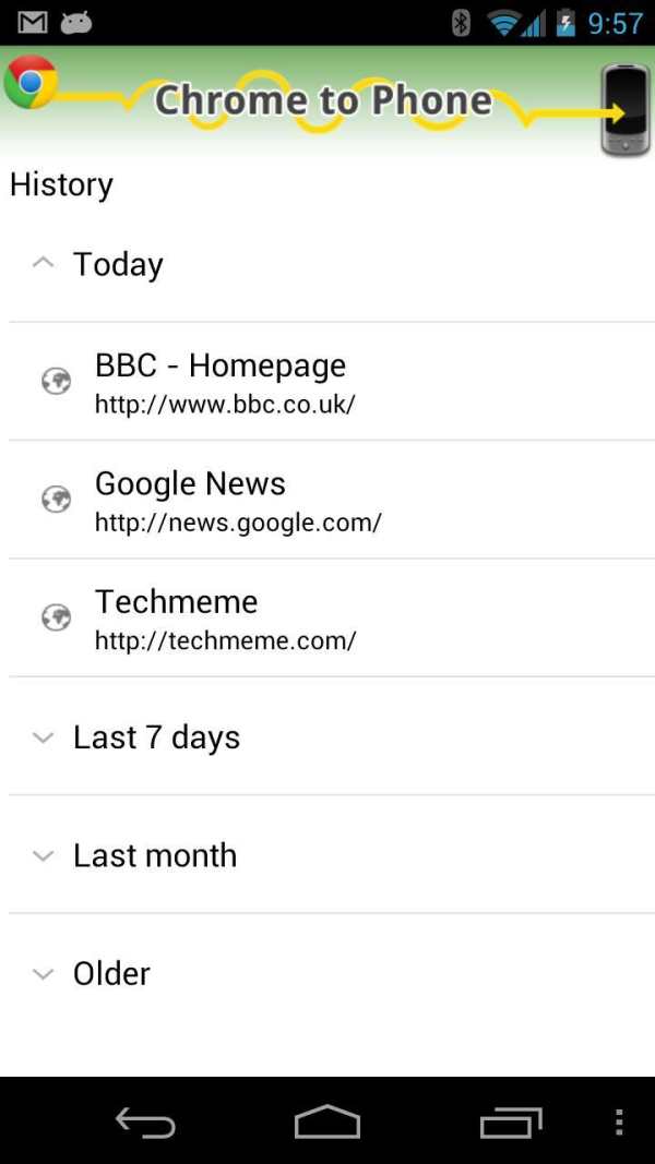 [DEPRECATED] Chrome to Phone screenshot 1