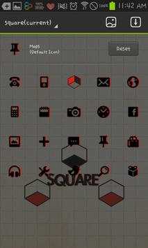 square GO launcher theme screenshot 4