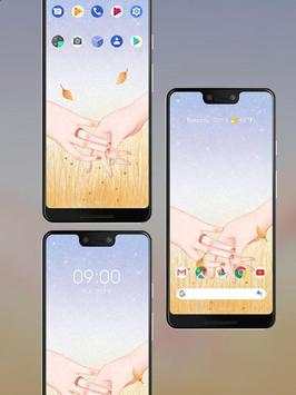 Cartoon beautiful hands romantic wallpaper screenshot 4