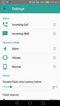 Flash on Call / SMS (Alert) screenshot 4
