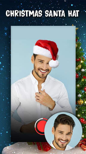 Christmas Santa Hat Face Maker 🎄 🎅 screenshot 1