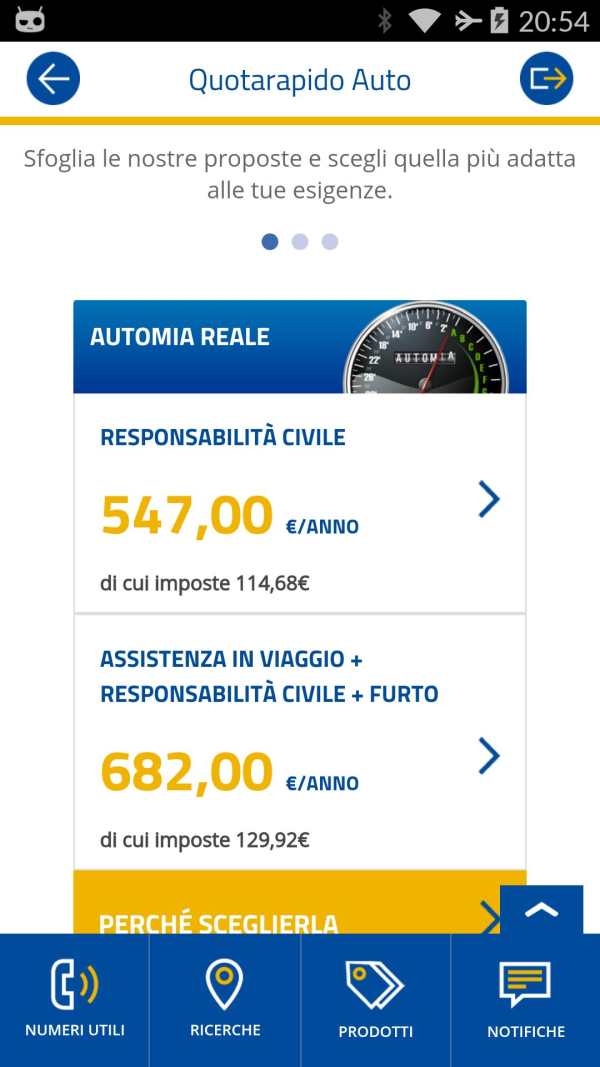 Reale Mutua Mobile screenshot 4