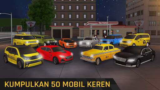 Permainan Mobil Taxi Kota 3d Simulator 2021 screenshot 6