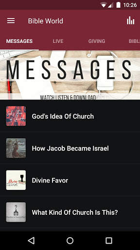 Bible World App screenshot 1