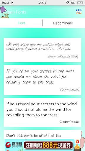Clean Fonts screenshot 3