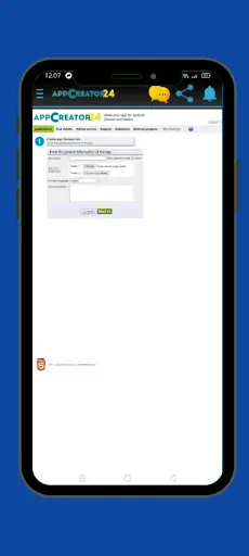 Buat Aplikasi Android - Appcreator24 скриншот 4