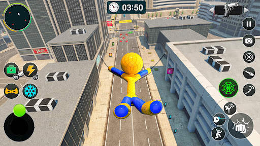 Aranha Stickman Corda Herói screenshot 4