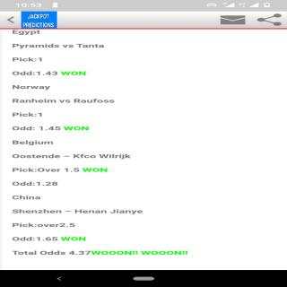 JACKPOT SOCCER PREDICTIONS screenshot 3