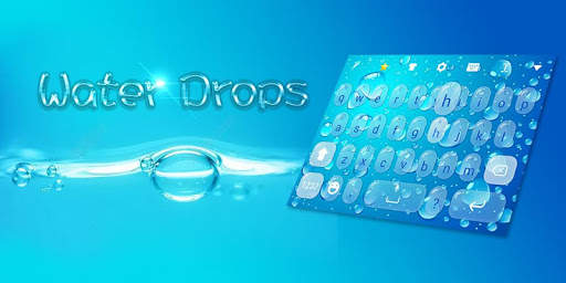 Water Drops Keyboard Theme screenshot 5