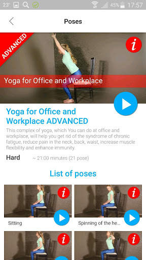 Daily Yoga Postures for Office and Workplace screenshot 6