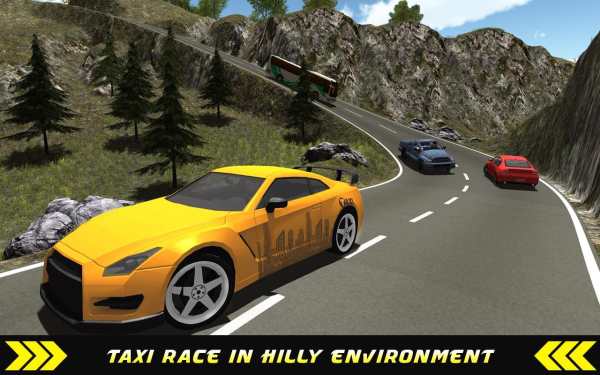 Taxi Driver Hill Climb sim 3D screenshot 13