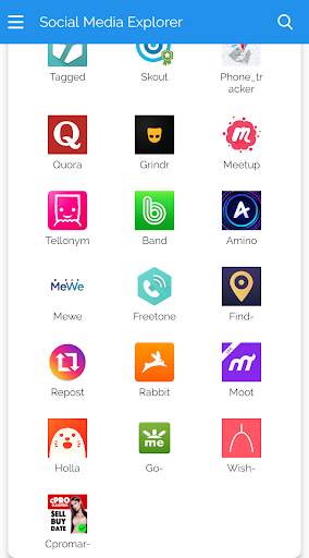All social media and social networks in one app screenshot 3