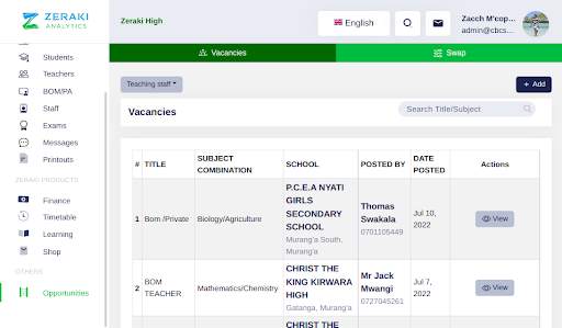 Zeraki Analytics 11 تصوير الشاشة