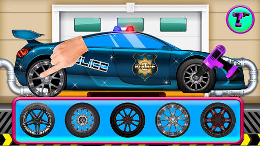 Police Car Wash Cleanup screenshot 4