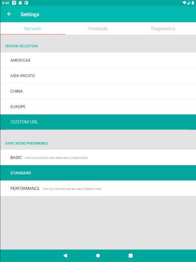 Nfield CAPI screenshot 2