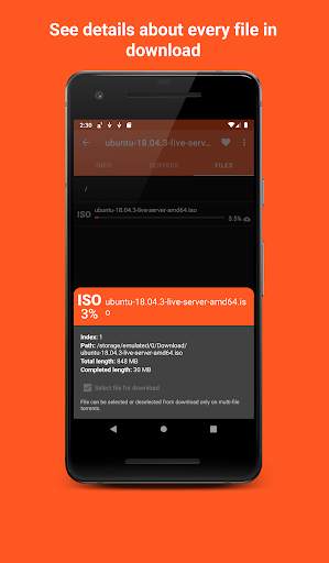 Aria2App (open source) screenshot 5