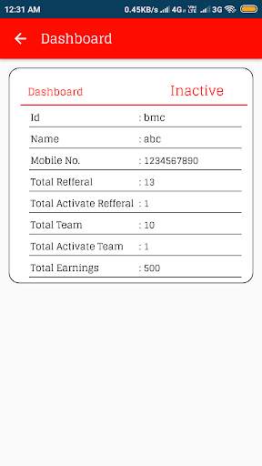 BM Credit Money Share & Refer स्क्रीनशॉट 3