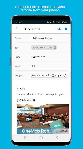 OneMob - Video Messaging screenshot 6
