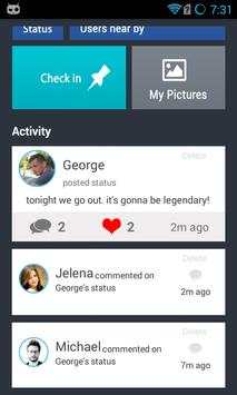 hangtapp - 3D social network screenshot 4