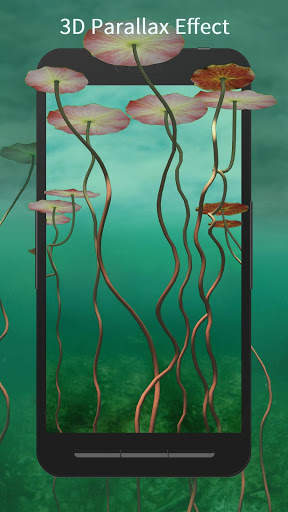 3D Water Lilies Live Wallpaper screenshot 1