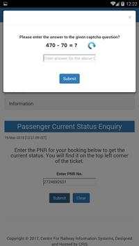 IRCTC PNR Status Check screenshot 2