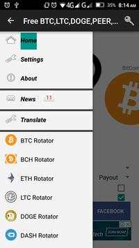Free BTC,LTC,DOGE,PEER,DASH,POT,XPM,BLK,B3C,BTX скриншот 1