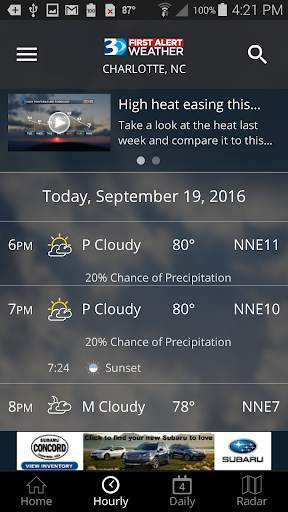 WBTV First Alert Weather screenshot 2