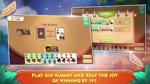 Gin Rummy 1 تصوير الشاشة