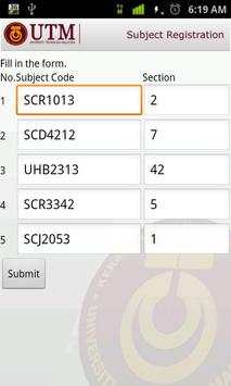 FSKSM Subject Registration screenshot 3