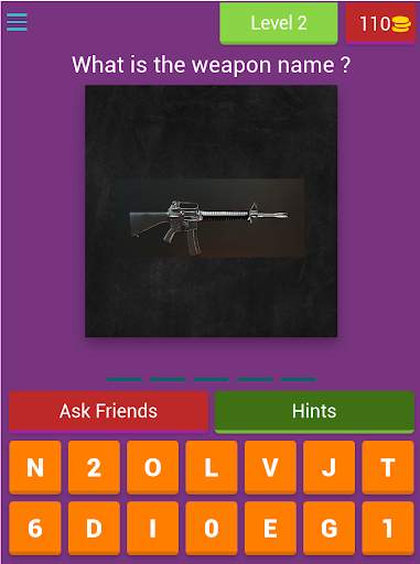 Pubg Mobile:weapons name quiz screenshot 16
