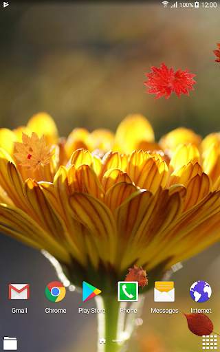 Winter and Autumn Flowers Live Wallpaper screenshot 7